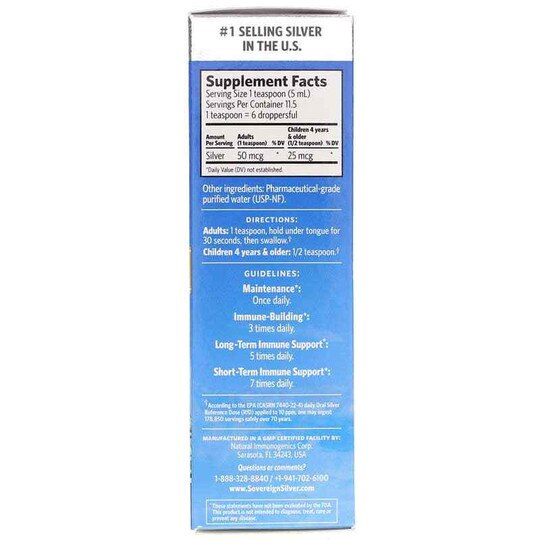 Bio-Active Silver Dropper, SVS